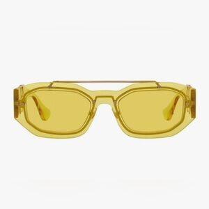 Versace VE 2235 100285 Yellow Plastic Fashion Sunglasses Yellow Lens